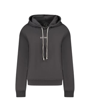 Sudadera de Mujer de Algodón Negra Guess Jeans