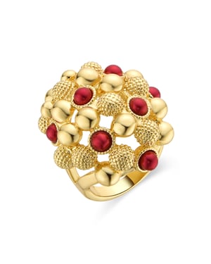 Anillo Luxenter acabado en oro amarillo de 18k - Xiglor