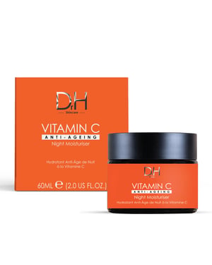 Dr H Crema hidratante de noche antiedad con vitamina C 60 ml