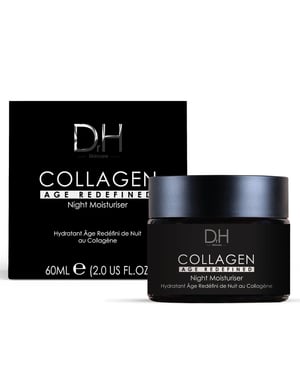 Dr H Crema hidratante de noche antiedad con colágeno 60 ml
