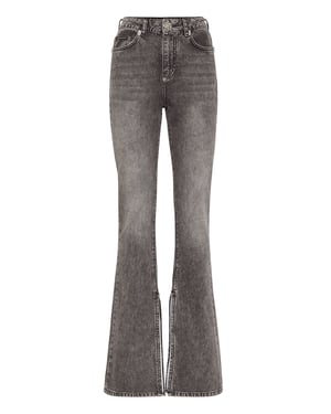 Vaqueros Flare Fit Skull