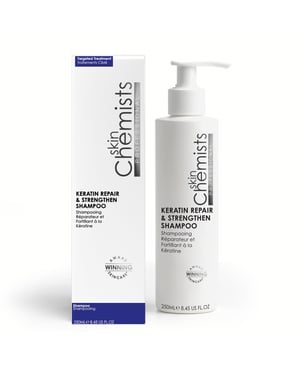 skinChemists Champú reparador y fortalecedor con queratina 250 ml
