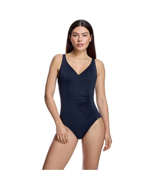 Traje de baño de mujer con escote cruzado W261673