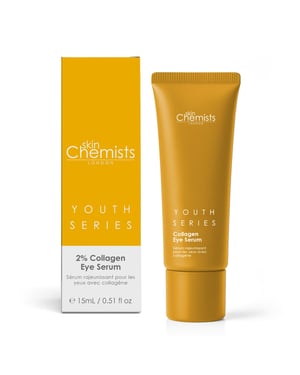 skinChemists Sérum contorno de ojos antiedad avanzado con colágeno al 2%, 15 ml.