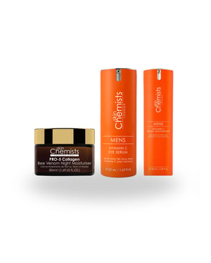 skinChemists Kit de vacaciones antiedad y reafirmante para hombre