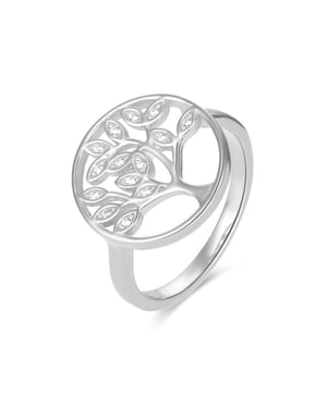 Anillo Luxenter Arbol Vida Plata De Ley 925