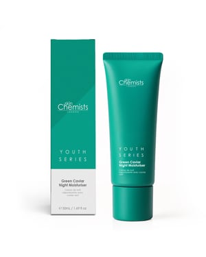 skinChemists Crema hidratante de noche antiedad con caviar verde 50 ml
