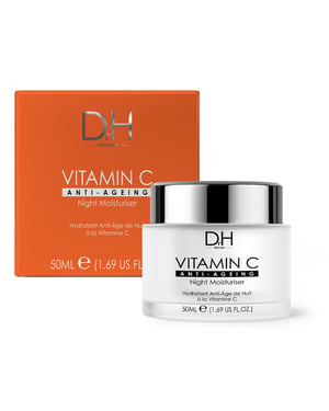 Dr H Crema hidratante de noche antiedad con vitamina C 50 ml