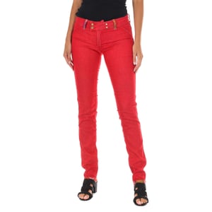 Pantalon reversible Largo de tejido elástico 10DBF0605-B101 mujer