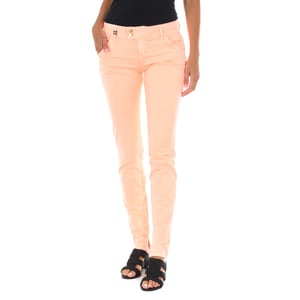 Pantalon Largo de tejido elástico 70DBF0518-G125 mujer