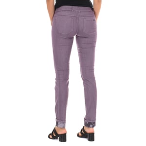 Pantalon reversible Largo con los bajos estrechos 10DBF0537-G208 mujer
