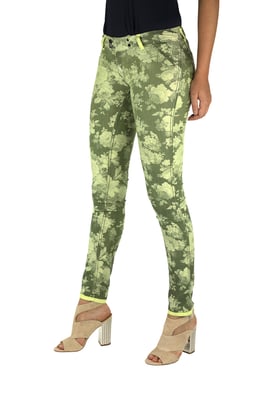Pantalon reversible Largo con los bajos estrechos 10DBF0537-G208 mujer