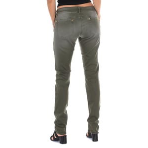 Pantalon Tejano Largo de tejido elástico10DBF0155-G272 mujer