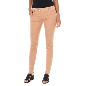 Pantalon Largo de tejido elástico 70DBF0552-O025 mujer