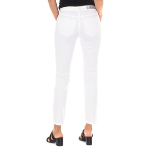 Pantalon Tejano Largo con bajos con corte estrecho 10DB50281-B075 mujer