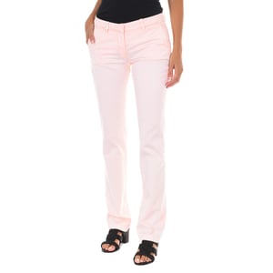 Pantalon Largo estilo chino con bajos rectos 70DBF0028-R123 mujer