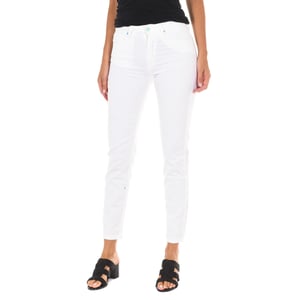 Pantalon Tejano Largo con bajos con corte estrecho 10DB50281-B075 mujer
