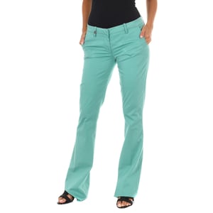 Pantalon Largo con bajos con corte acampanado 70DBF0490-R123 mujer