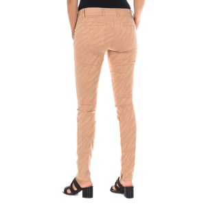 Pantalon Largo de tejido elástico 70DBF0552-O025 mujer