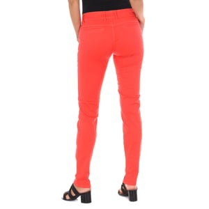 Pantalon Largo de tejido elástico 70DBF0518-G125 mujer
