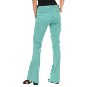 Pantalon Largo con bajos con corte acampanado 70DBF0490-R123 mujer