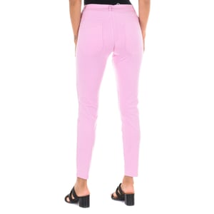 Pantalon Largo de tejido elástico 10DBF0427-J100 mujer