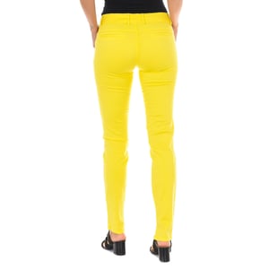 Pantalon Largo de tejido elástico 70DBF0518-G125 mujer
