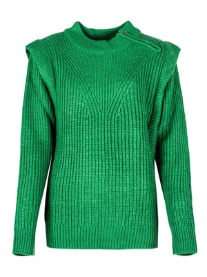 Silvian Heach Suéter de mujer verde