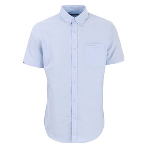 Ben Sherman Oxford Camisa azul claro para hombre