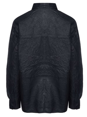 Blusa Zadig & Voltaire TAMARA CUIR FROISSE negro