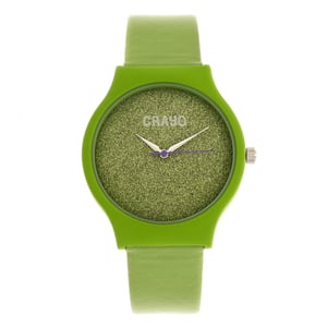 Reloj unisex Crayo con purpurina