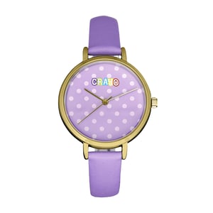 Reloj con correa de puntos Crayo