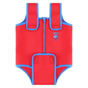 Speedo Sea Escuadrón sin mangas Rojo/Azules Neopreno NEOPRENA Swimsuit 8 11344C314