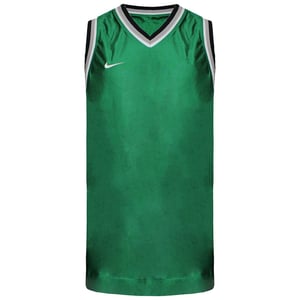 Chaleco de baloncesto verde Nike para mujer