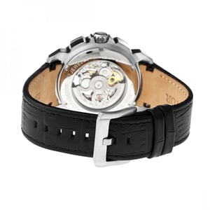 Reloj automático Heritor Conrad esqueleto con correa de cuero