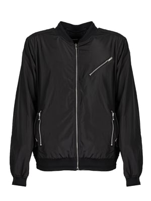 Les Hommes Chaqueta Bomber del hombre negro, Gris