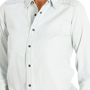 Camisa denim manga larga 8381