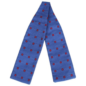 Corbatas Hackett London Grenadine Silk Neat para hombre con estampado celeste