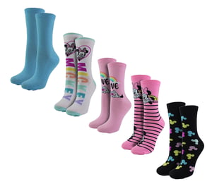 5 Pares de Calcetines de Minnie Mouse para Mujer | Calcetines Disney Mickey Mouse | Regalos de Navidad - Minnie&Mickey