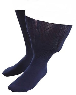 Calcetines para hombres y mujeres con edema, de algodón extra ancho y suave, para pies hinchados