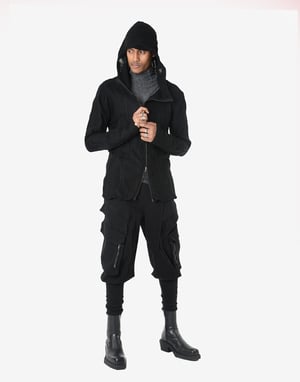 La Haine Inside Us Suéter Full Zip del hombre negro