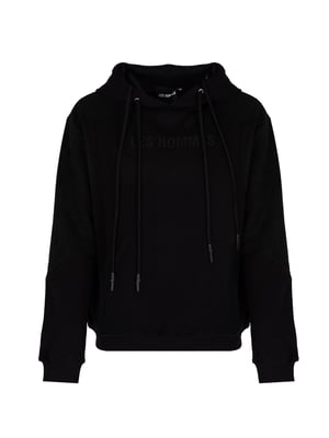 Les Hommes Sudadera Amaretta del hombre negro