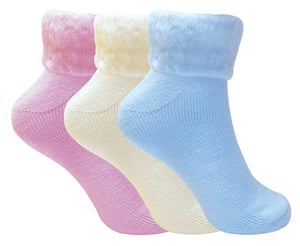 Niños/Niñas 4 Pack Calcetines Navidad Algodón 3 Tallas