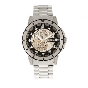 Reloj automático con pulsera esqueleto de Reign Philippe