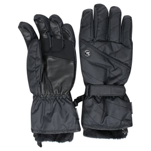 Guantes de esquí negros para mujer rossigmol laly impr