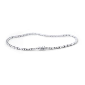 Diamantes de tenis de brazalete 0.30 CTS Oro blanco
