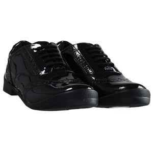 Patadas Bridie Brogue Kids Black Shoes
