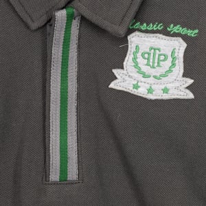 Polo manga larga y cuello de solapa 3735W17 niño