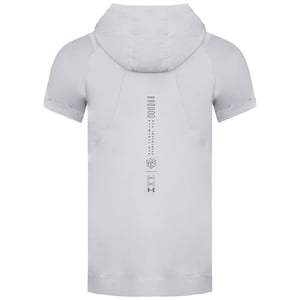 Camiseta con capucha Under Armour Run Anywhere Hombre Blanco roto