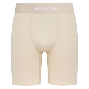 Skins Fuerza dnámica masculina beige compresión media medias pantalones cortos DF00011179002